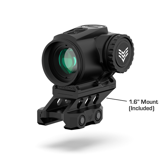 Swampfox Raider Micro Prism Red Dot Sight 1x20 Red IR 6 MOA RMPS120-R6