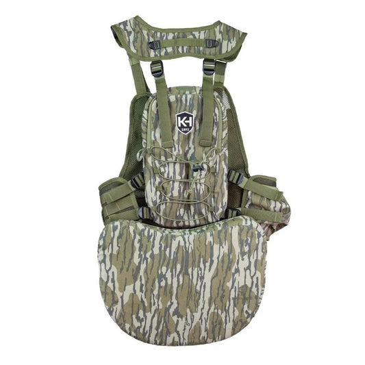 Moultrie Run N Gun Turkey Shooting Vest Mossy Oak Original Bottomland