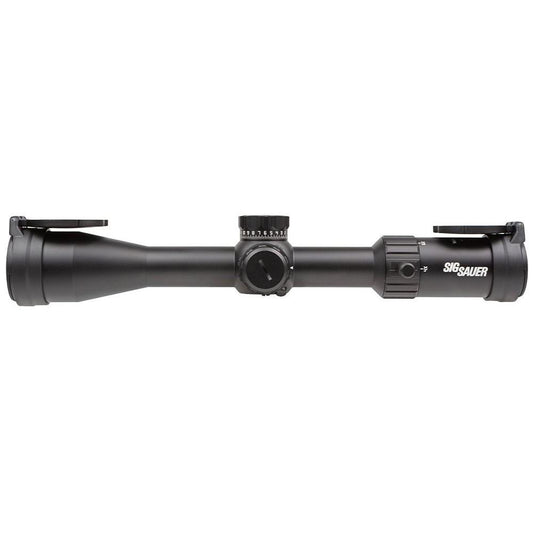 Sig Sauer Whiskey 4 Rifle Scope 4-16x44 30mm FFP MOA Milling Hunter 2.0 Non-Illum Exposed Zero Stop Side Focus SOW44001