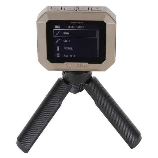 Garmin Xero C1 Pro Chronograph w/Tripod Mount features a user-friendly interface for precise velocity measurements.