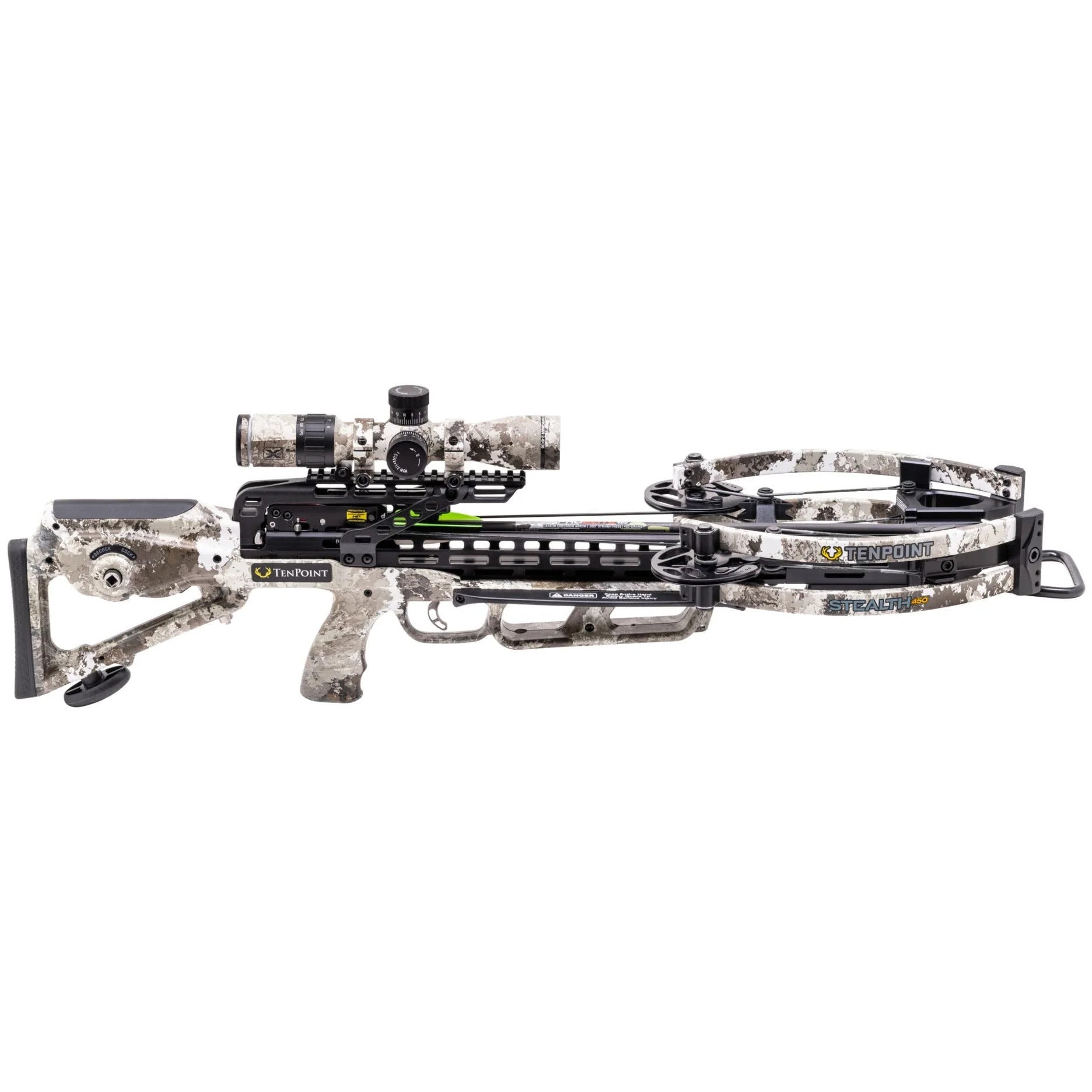 Tenpoint Stealth 450 Crossbow Package Acuslide Evo-x Elite