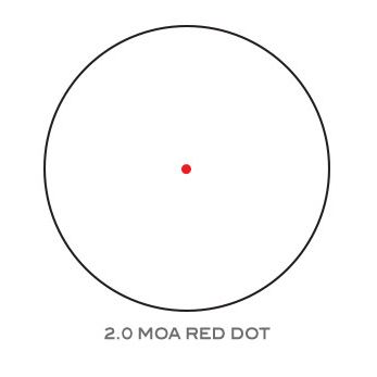 Trijicon 1x25 MRO 2.0 MOA ADJ Red Dot  2200011