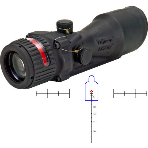 Trijicon ACOG 6x48 Riflescope .50 Cal Red Chevron TA648-50 100006