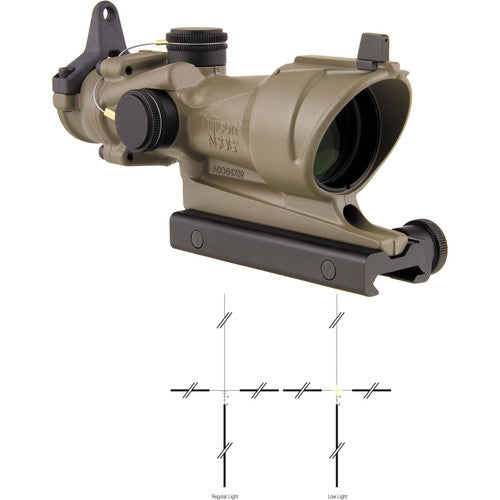 Trijicon ACOG 4x32 Riflescope Amber Crosshair Illum Reticle, Cerakote Flat Dark Earth TA01-D-100319