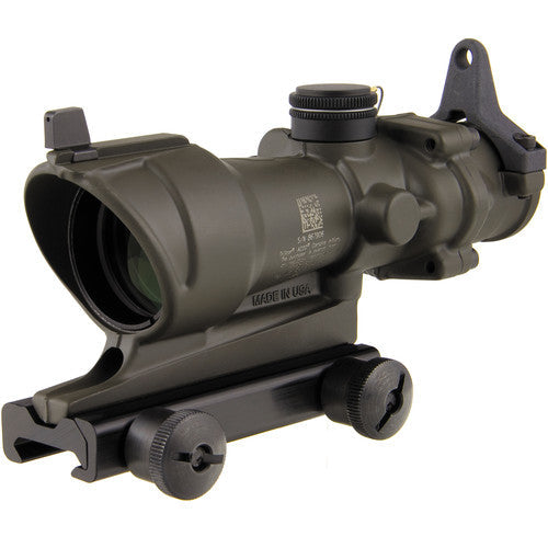 Trijicon ACOG 4x32 Riflescope Amber Crosshair Illuminated Reticle, Cerakote OD Green TA01-D-100318