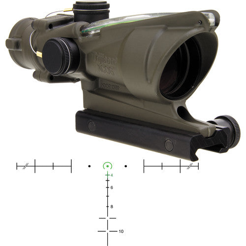 Trijicon ACOG 4x32 Riflescope with TA51 Mount Green Horseshoe/Dot  Dual-Illuminated Reticle TA31-D-100366
