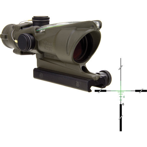 Trijicon ACOG 4x32 Dual-Illum Riflescope Cerakote OD Green, Green Crosshair TA31-C-100379