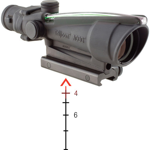 Trijicon ACOG 3.5x35 Riflescope with TA51 Mount Dual Red Chevron M193 Reticle TA11-D-100291