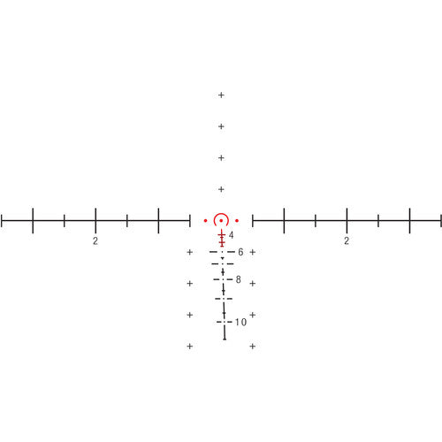 Trijicon ACOG 4x32 BAC Dual-Illum Rifle Combat Optic Red Horseshoe Dot Reticle for A4/M4 TA31-D-100582