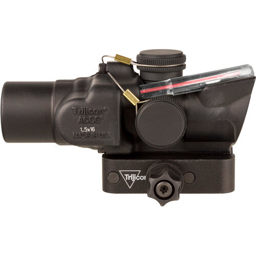 Trijicon ACOG 1.5x16S Compact Riflescope, Dual Illum Low Height, Red Ring with 2 MOA Dot Reticle TA44-C-400331