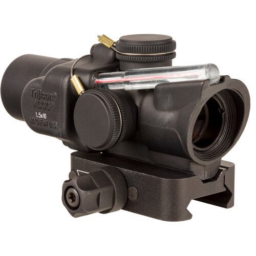 Trijicon ACOG 1.5x16S Compact Riflescope, Dual Illum Low Height, Red Ring with 2 MOA Dot Reticle TA44-C-400331