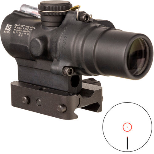 Trijicon ACOG 1.5x16S Dual Illum Red Ring /2 MOA Center Dot Riflescope w/Q-LOC Mount TA44-C-400330