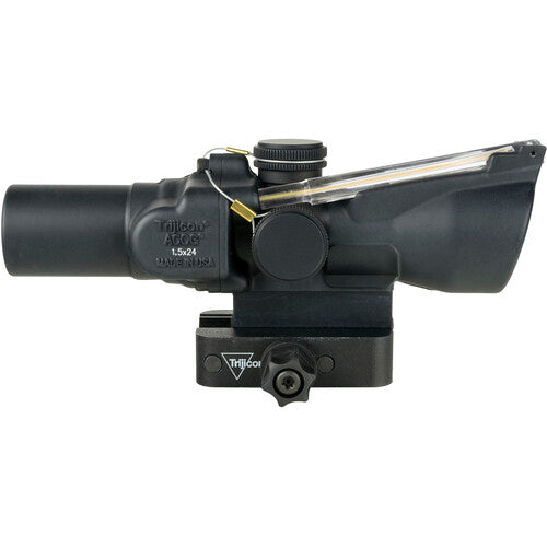 Trijicon ACOG 1.5x24 Compact Riflescope, Dual Illum Amber 8 MOA Triangle Reticle TA45-C-400334