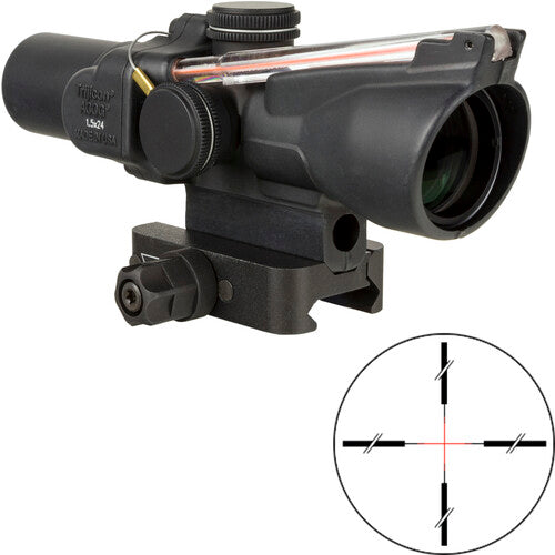 Trijicon ACOG 1.5x24 Dual Illum Red Crosshair Compact Riflescope w/Q-LOC Mount TA45-C-400337