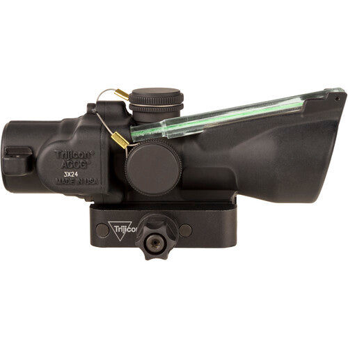 Trijicon ACOG 3x24 Compact Riflescope, Dual Illum Low Height, Green Crosshair 7.62x39 / 123 gr Reticle TA50-C-400359