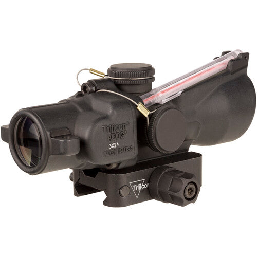 Trijicon ACOG 3x24 Compact Riflescope, Dual Illum Low Height, Red Crosshair .223 55 gr Reticle TA50-C-400351