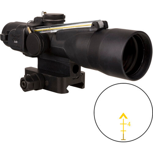 Trijicon ACOG 3x30 Dual Illum Amber Chevron .223/62gr. Riflescope w/Q-LOC Mount TA33-C-400363
