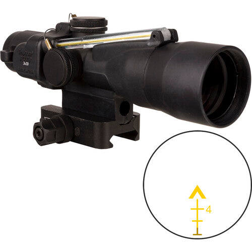 Trijicon ACOG 3x30 Riflescope, Dual Illum Amber Chevron 7.62x51mm 175 gr. Ballistic Reticle TA33-C-400364