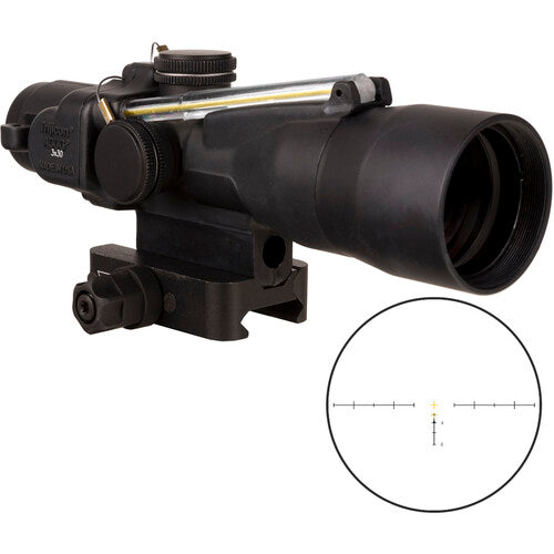 Trijicon ACOG 3x30 Dual Illum Amber Crosshair 300BLK 115/220gr. Riflescope w/Q-LOC Mount TA33-C-400381
