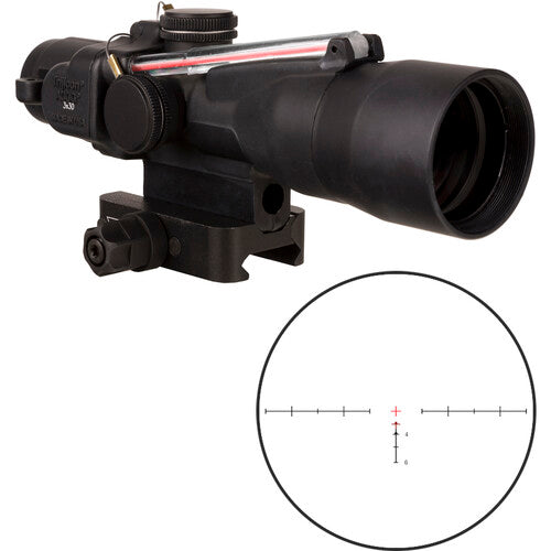 Trijicon ACOG 3x30 Dual Illum Red Crosshair 300BLK 115/220gr. Riflescope w/Q-LOC Mount TA33-C-400383