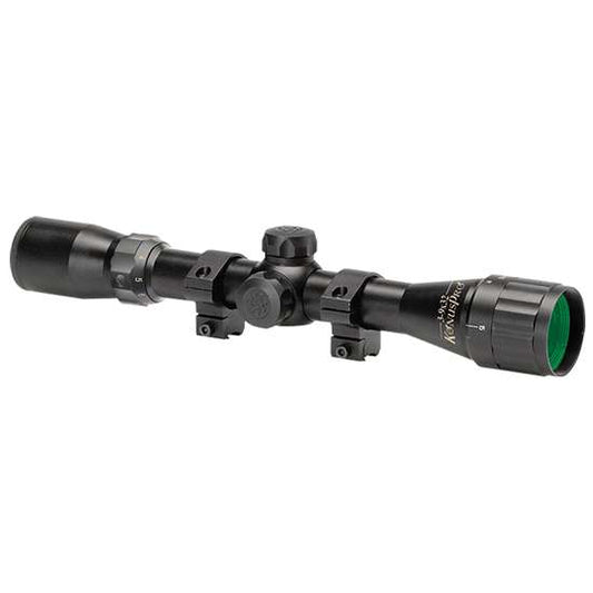 KonusPro Rifle Scope w/ Rings- 3-9x32mm AO Zoom Matte Black
