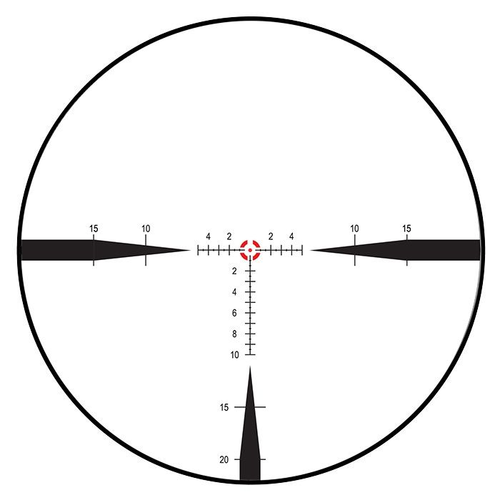 Nightforce NX8 1-8x24 F1 - Mil C598 Riflescope