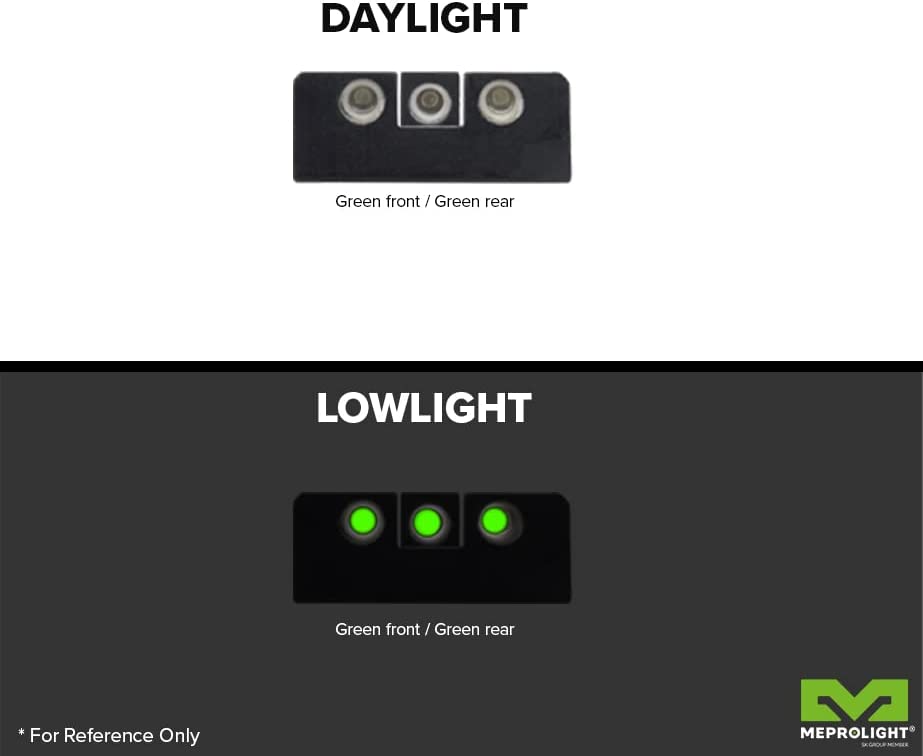 Meprolight Fixed Tru-Dot Night Sights for Colt 1911 Government and Commander - Sharp Shooter Optics