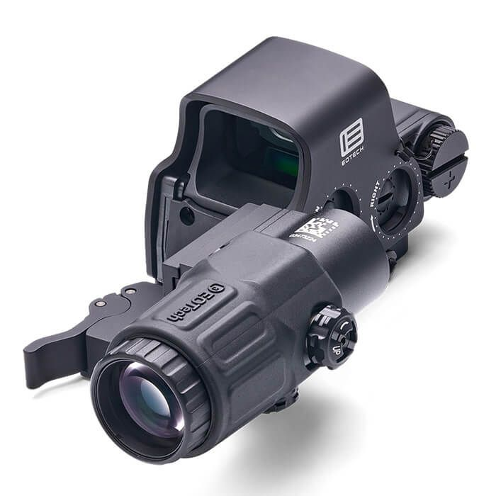 EOTech HHS-GRN Green Holographic Hybrid Sight - EXPS2-0GRN with G33 Magnifier