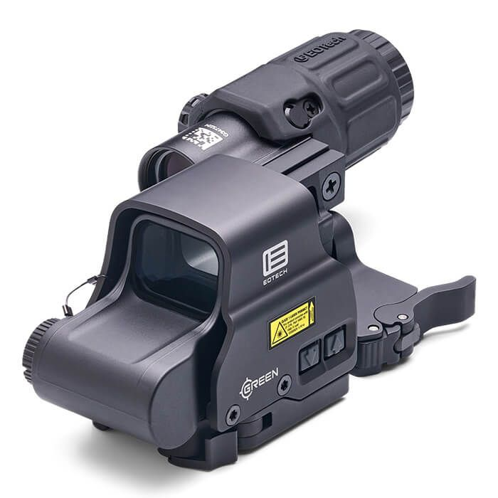 EOTech HHS-GRN Green Holographic Hybrid Sight - EXPS2-0GRN with G33 Magnifier