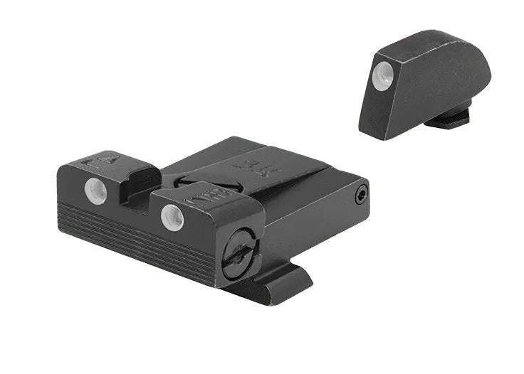 Meprolight Adjustable Tru-Dot Night Sights for Glock models 17, 17L, 19, 22, 23, 24, 25, 31, 32, 33, 34, 35, 36, 37, 38, 39 - Sharp Shooter Optics