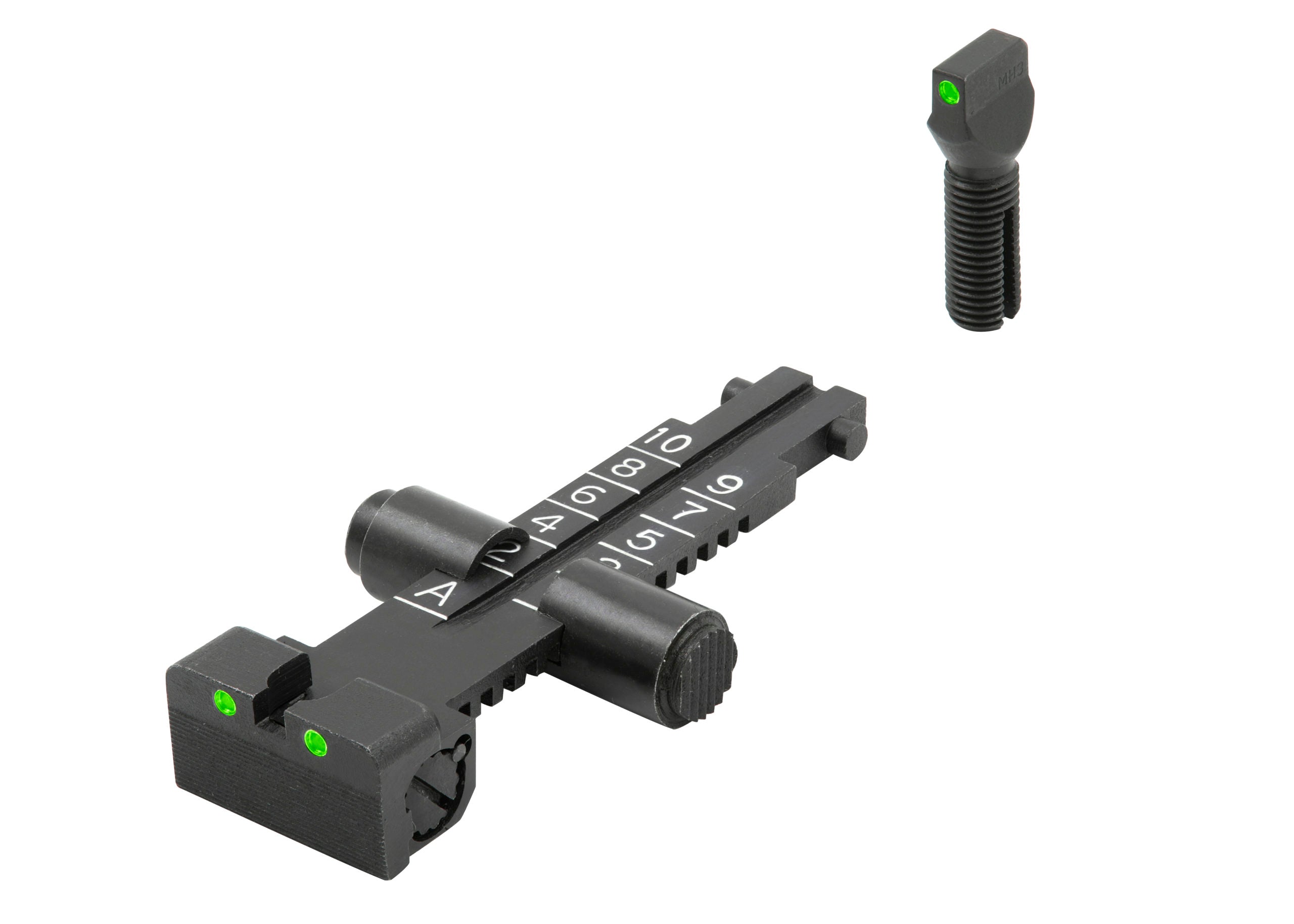 Meprolight Fixed Tru-Dot Night Sights for AK47 Rifles with 1000m scale - SharpShooter Optics