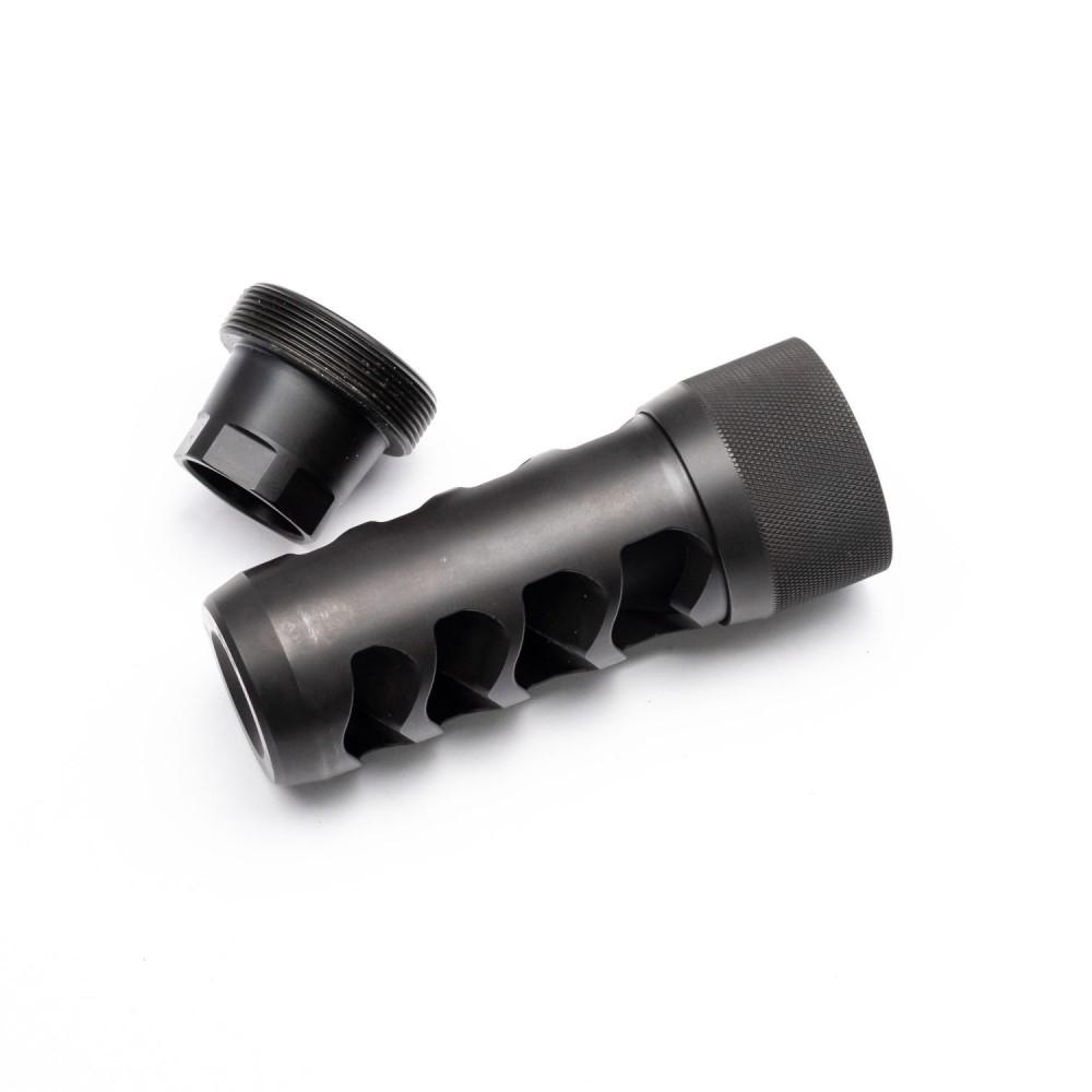 Area 419 Sidewinder Magnum Self Timing Muzzle Brake 30 cal Black Nitride 5/8-24