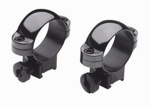 Burris Deluxe Solid Steel .22 Rings 1" Medium 0.80 Actual Height - Matte 420069