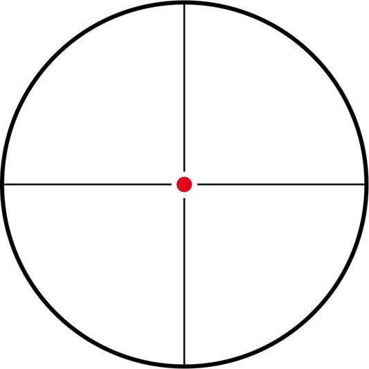 KonusPro Plus 6-24x50mm Rifle Scope Engraved Blue/Red Illum Fine Crosshair Reticle