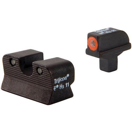 Trijicon HD Night Sight Set for 1911 Colt Cut - Orange Front Outline