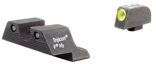 Trijicon HD Tritium Sights for Glock Large Frame 20/21/21SF/29/30/31/32/37- Yellow Front Outline