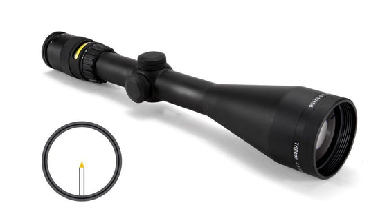 Trijicon Accupoint 2.5-10x56mm Rifle Scope Amber Triangle 37.6-10.1' 4.1-2.8" Matte