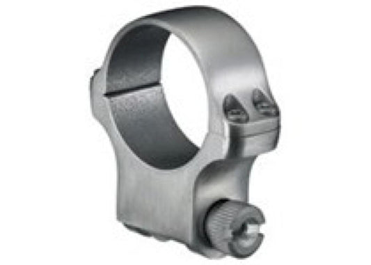 Ruger M77 2-Piece Steel Scope Rings 5B/6B 1" High - Stainless Finish