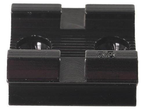 Weaver Standard Top Mount Aluminum Scope Base - Gloss Black - #55 - REAR High Standard