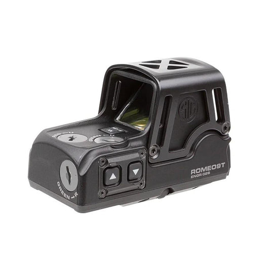 Sig Sauer Romeo9T Prismatic Red Dot Sight 1x38mm Black SOR91001 features advanced dual reticle design for precision.