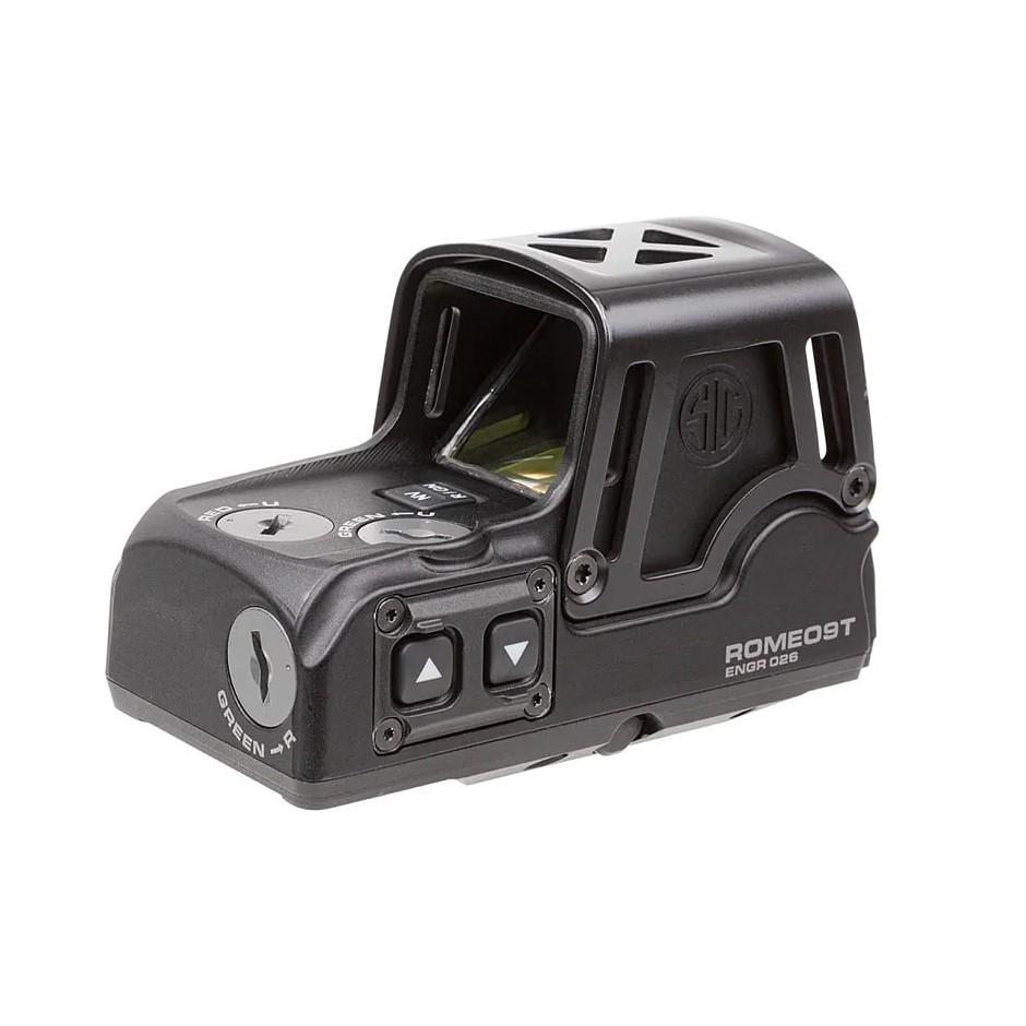 Sig Sauer Romeo9T Prismatic Red Dot Sight 1x38mm Black SOR91001 features advanced dual reticle design for precision.