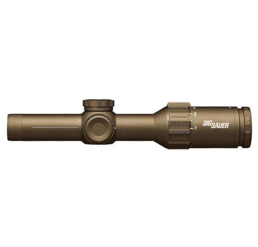 Sig Sauer TANGO6T Rifle Scope 1-6x24 30mm FFP 5.56/7.62 Horseshoe Dot Illum FDE