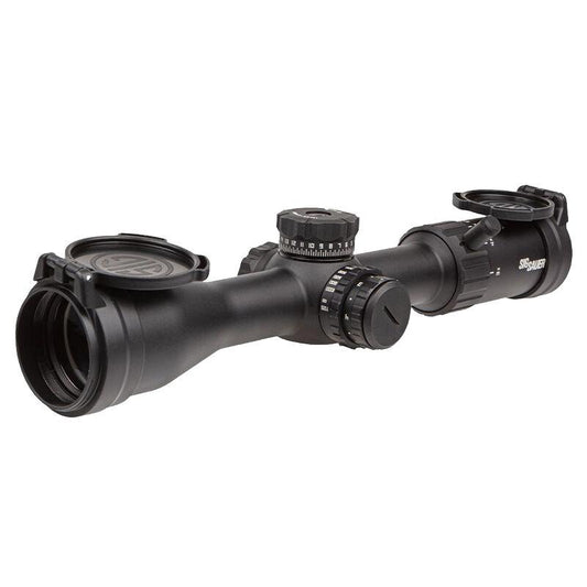 Sig Sauer Whiskey 4 Rifle Scope 3-12x44 30mm SFP BDC-1 Hellfire Illum SOW43002