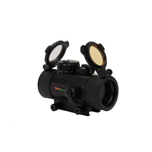 TruGlo Traditional Red Dot Sight - 1x30mm 5 MOA Dot Size -  Black
