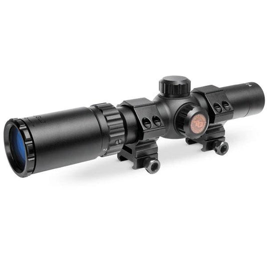 Truglo Tru-Brite 30 Hunter Rifle Scope - 1-4x24mm 30mm CIR Rings Matte TG8514BC