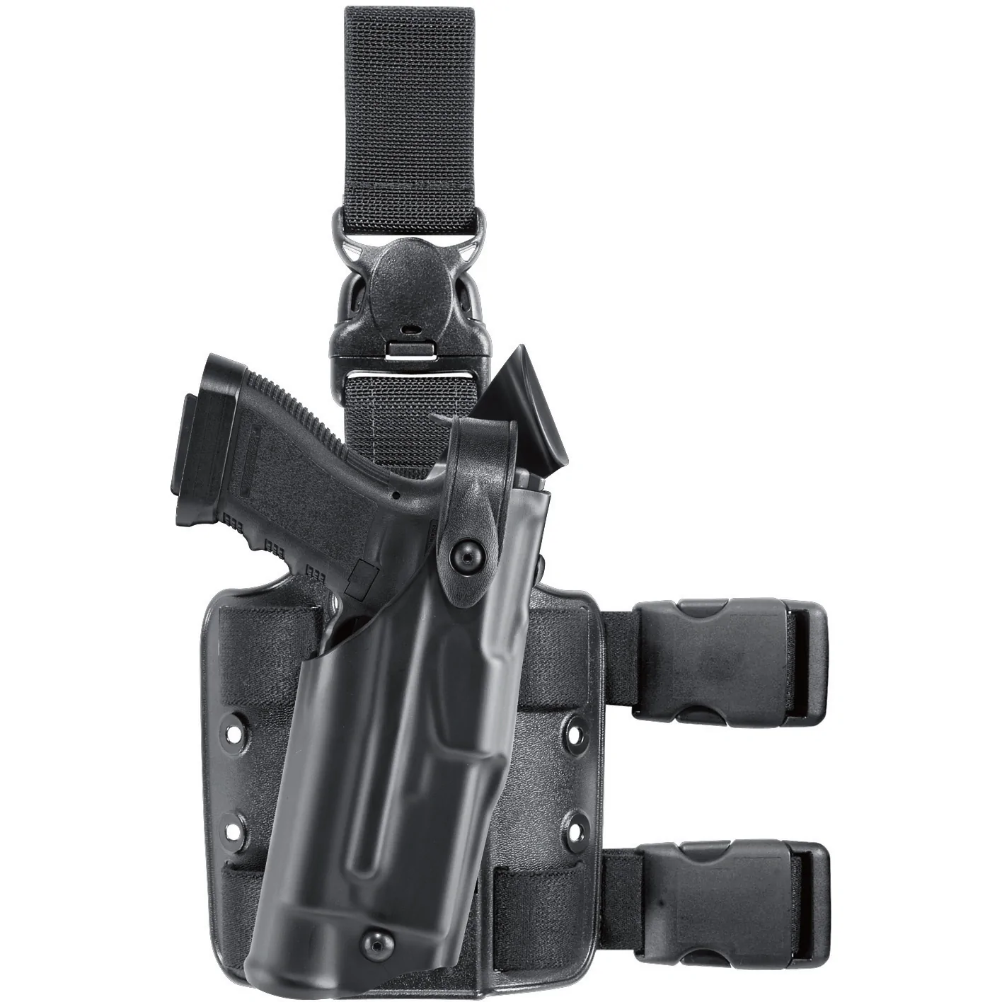 Model 6305 Als/sls Tactical Holster W/ Quick-release Leg Strap For Sig Sauer P229r W/ Light