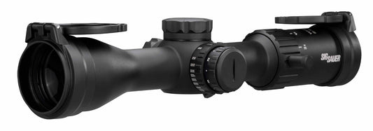 Discover the precision of the SIG SAUER Whiskey 4 2.5-10x42 QuadPlex 1/4MOA SFP Riflescope SOW42003 for modern hunters.