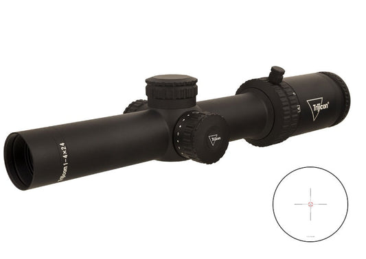 Trijicon Credo 1-4x24 SFP w/ Red BDC Segmented Circle .223 / 55gr, 30mm, Matte Black Riflescope 2900013