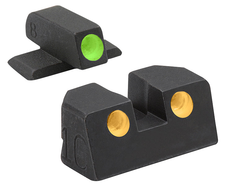 Meprolight Fixed Tru-Dot Night Sights for Springfield Models XD 0.45" ACP (3"/ 4"/ 5" barrels) - SharpShooter Optics