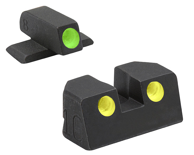 Meprolight Fixed Tru-Dot Night Sights for Springfield Models XD 0.45" ACP (3"/ 4"/ 5" barrels) - SharpShooter Optics